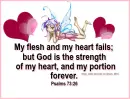 My Flesh And Heart - Scripture - Mel