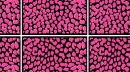 Pink leopard print tiles