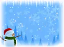 Background - Snowman - Snow