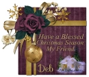 Blessed Christmas- Deb
