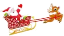Santa and Deer