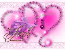 Leah pink Hearts