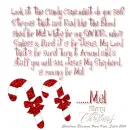 Mel - Candy Canes - Red - White