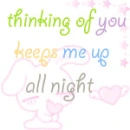 thinking of u