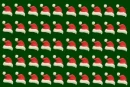 red santa hat background