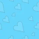 Blue Heart Background