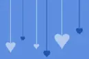 Hanging Hearts Background