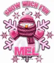 Snow Much Fun-Mel