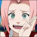 Sakura blushing
