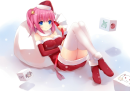 Christmas anime girl