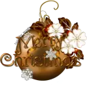 Golden Christmas Ornament