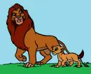 Simba and Kiara