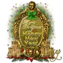 Daisy-Christmas frame