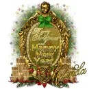 Melinda-Christmas frame
