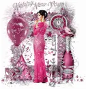 Happy new year 2015/Pink/Lady