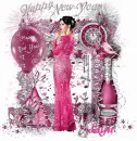 Happy new year 2015/Pink/Lady/Jaya