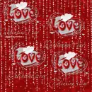 Love valentines background