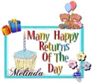 Happy Birthday ~ Melinda