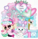 Happy valentines day/bright colors