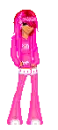 All pink