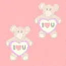 i love you teddybear backgraound