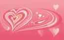 milky heart background 