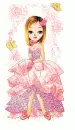 Pink flower girl