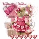 Valentine Wishes bear/Connie