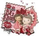 Tonya - Happy Valentine's Day Valentine Love Kisses
