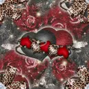 Heart anti-valentines day background