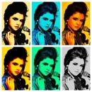 selena gomez pop art