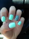 Blue nails