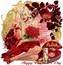 Happy Valentines day red roses/Robbie