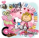 Jessica - Happy Valentine's Day Valentine Love Snoopy