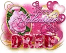 Dred-Valentine's Day pink