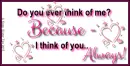Think Of Me - Always - Hearts