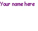 your name here avatar 