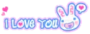 I love you