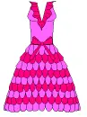 pink dress