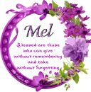 Blessed Mel (babygirl303 and Keas_sister.)