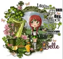 Belle - Happy St. Patricks Day Luck of the Irish friend