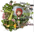 Andrea - Happy St. Patricks Day Luck of the Irish friend