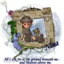 Nina - Heaven Above Me - Girl with Puppy