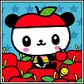 animal with apples