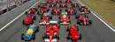 Various Formula One Cars