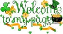Welcome to my page ~ St. Patrick's Day ~ wel