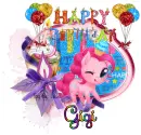Gigi - Happy Birthday My Little Pony Pinkie Pie