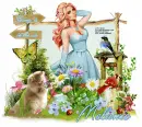 Spring is in the air/girl/blue/Melanie