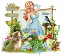 Spring is in the air/girl/blue/Jaya