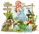 Spring is in the air/girl/blue/Robbie